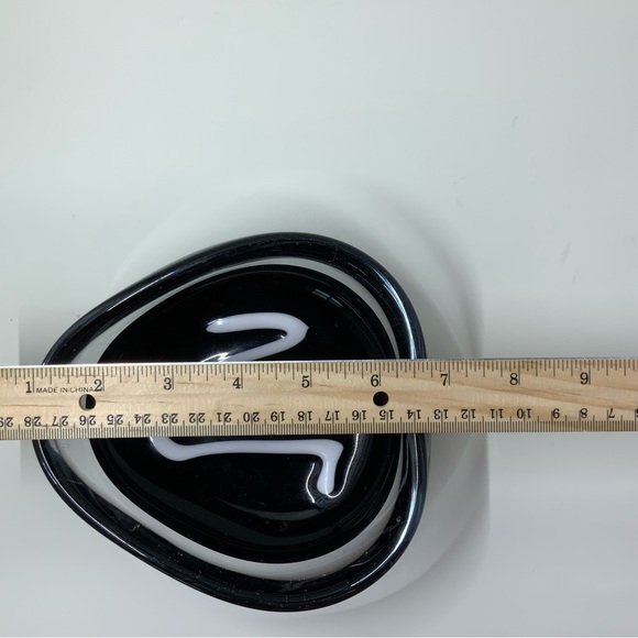 Vintage 1957 Coquille for Flygsfors by Paul Kedelv Studio Art Glass Bowl - Picture 3 of 4